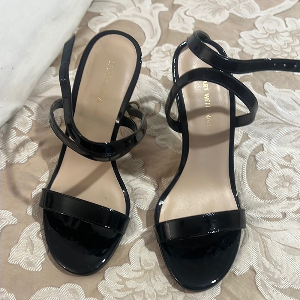 Elegant Black Strappy Heels